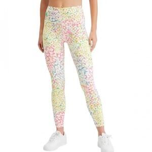 Fabletics/Powerhold Patch Daisy Floral Leggings Women Medium